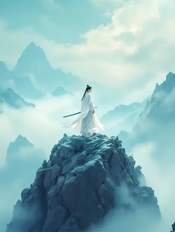 黄果短剧《仙门第一剑修》修仙题材竖版封面